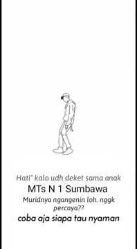 Story wa keren karya anak MTSN 1 SUMBAWA