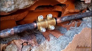 Reparación de una fuga de agua  | Reparar una tubería de cobre