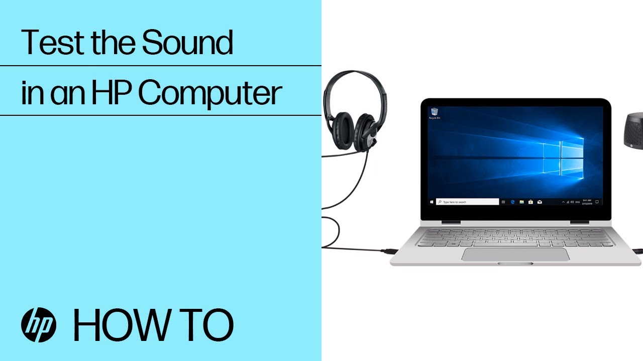 How to Test the Sound in an HP Computer