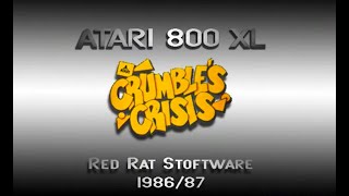 Atari XL/XE - Crumble's Crisis [Red Rat Sofware] 1986