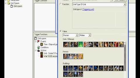 Warcraft 3 - Reigions spawn unit