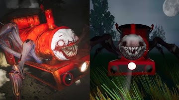 Playing Choo Choo Charles Nightmare mode in PC vs Playing Choo Choo in Mobile | Horror Gameplay
