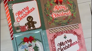 Those weird 12x12 pattern paper pad  -6x6 cut aparts  to make perfect 5x7 cards -all the best tricks