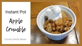 Apple Crumble (Instant Pot) by Country Family Values 698 views 1 year ago 3 minutes, 58 seconds