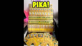 I Paid $50 For 100 Pikachus! 😱 #pokemon #pokemoncard #insane #pokemontcg #pikachu