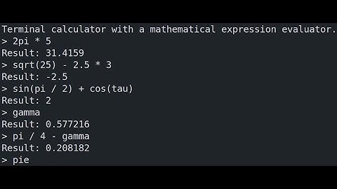 Mathematical Expression Evaluator