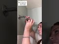 Cleaning Aisley’s bathroom in her bathroom 🧽