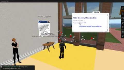 SecondLife Quiz HUD example
