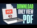 How to download view Only pdf files from Google Drive | Chrome Tricks for Windows /Mac 2021