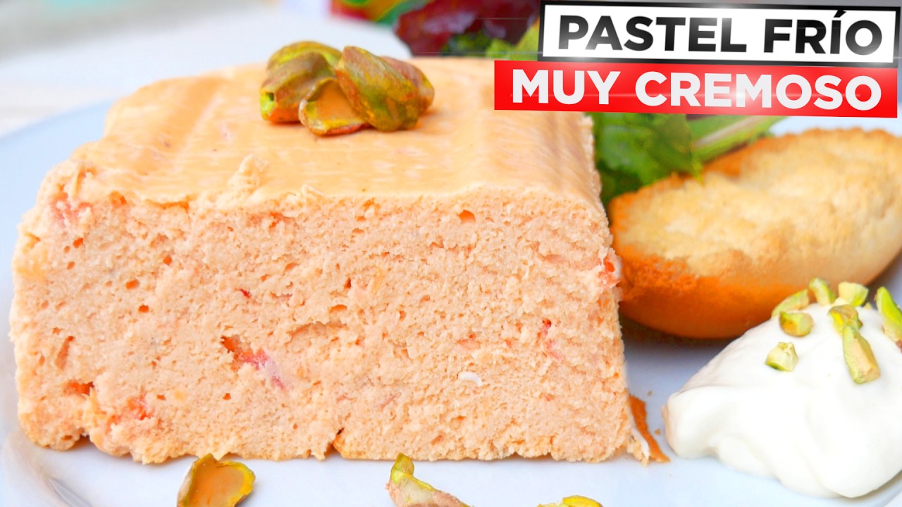 ¡SORPRENDE en AÑO NUEVO!  😍🎄 PATE de SALMÓN CREMOSO 😋🥧Un PASTEL FRÍO Increíble. Receta muy fácil.