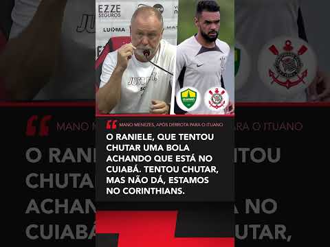 Declaração forte de Mano Menezes sobre Raniele #shorts