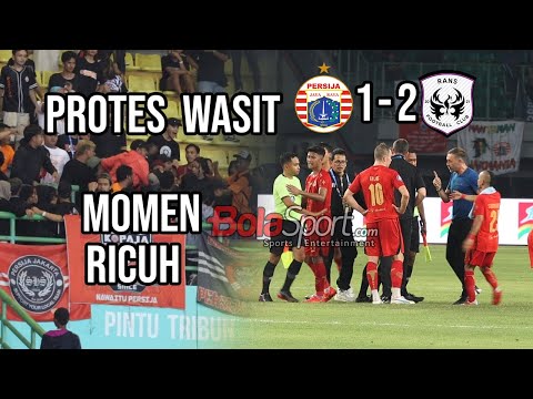 Momen Ricuh Warnai Laga Persija Vs RANS Nusantara FC di Liga 1 2023
