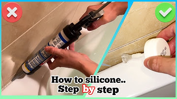 How to remove and replace the nasty silicone in your bathroom. How to silicone a bathtub or a shower