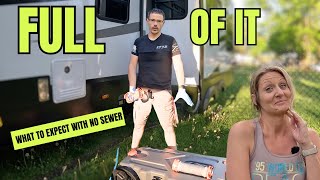No Sewer?   Full Time RV!