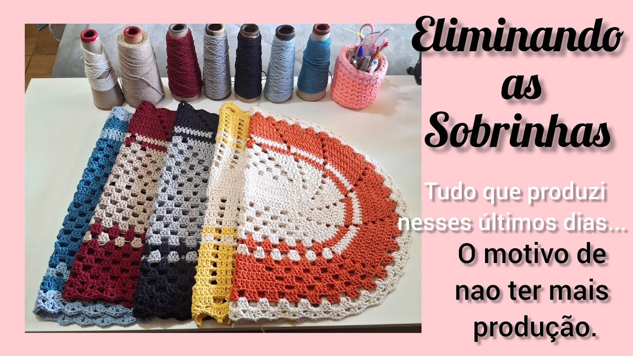 Produção de tapetes de R$29,90 / Eliminando as sobrinhas. 
