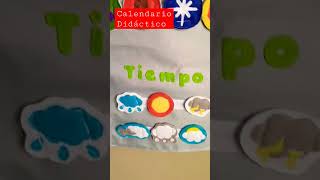 Calendario Didáctico. Hecho a mano. #manualidades #didacticos #niños