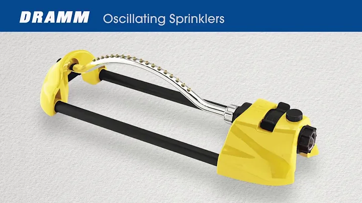 Adjusting Your Dramm Oscillating Sprinkler