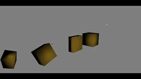C/C++ - Physics Engine Simulation - Demo(OpenGL 4.3)