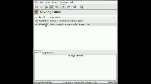 Howto (GPA) GNU Privacy Assistant - Getting a key from a keyserver
