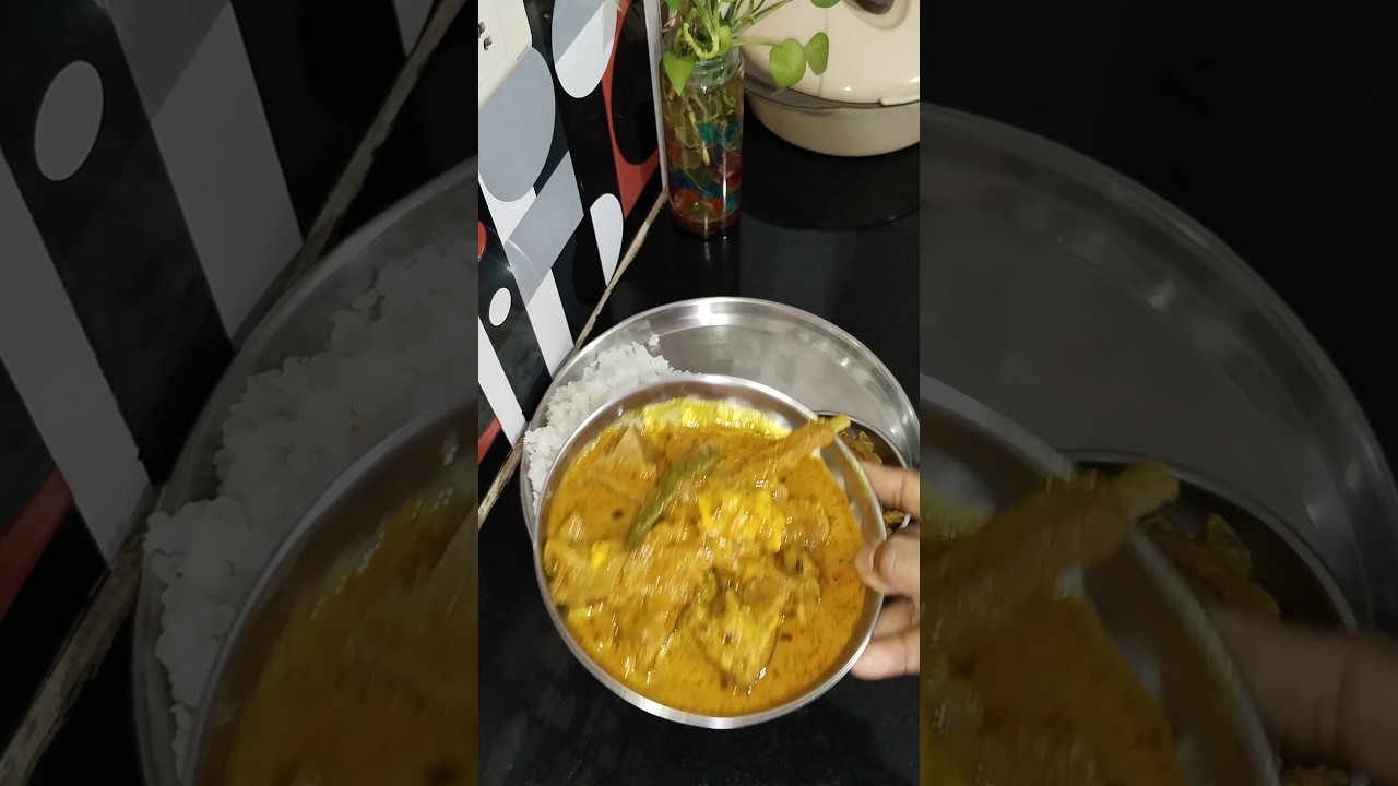 🥰 Today's Nonveg Lunch 🥰 #mottoncurry #chickenkasa #mouthwatering #nonveglove ❤️👍👌