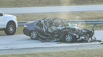 Two-vehicle crash on I-20 backs up traffic for hours