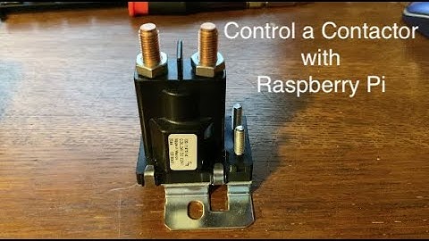 Control a Contactor with Raspberry Pi! - How to