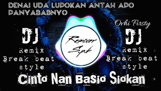 DJ Minang terbaru || Cinto Nan Basio Siokan remix Breakbeat style | full bass 2023