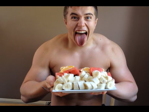 Day In The Life Of A Raw Vegan Teen Bodybuilder: Full Day Of Eating, Training Arms