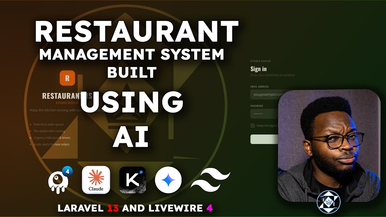🔴 I Coded a Restaurant App Over the Weekend — Here's What I Built - YouTube