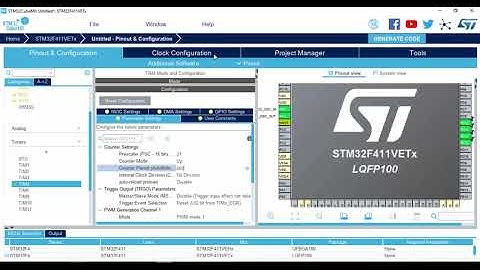 [Học lập trình ARM STM32F411VE Discovery] PWM