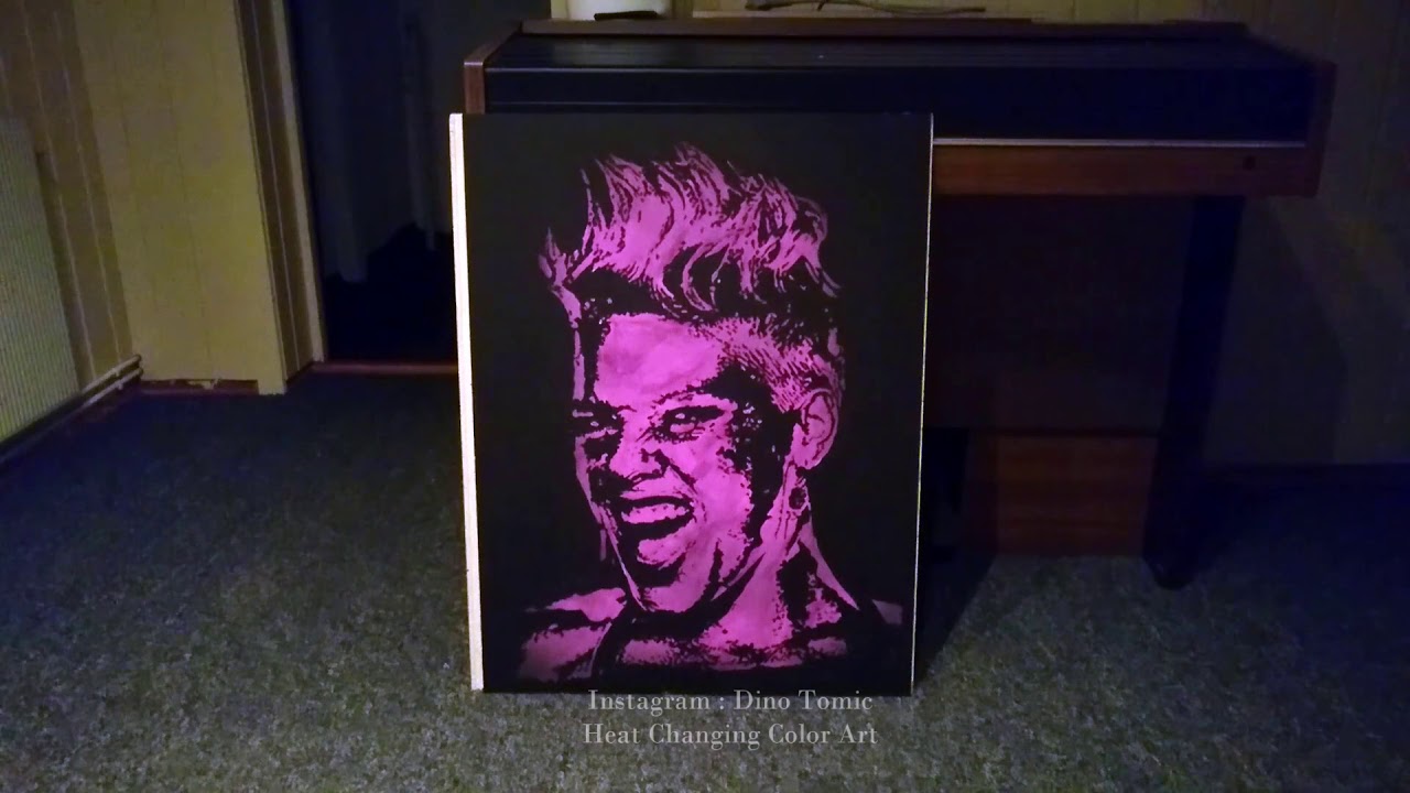 P!NK Temperature Color Changing Art