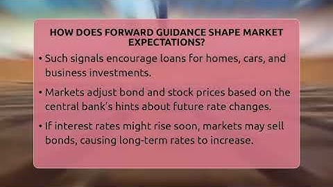 How Does Forward Guidance Shape Market Expectations? - Inflation Insight Channel