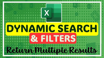 Filter Excel Data & Return Multiple Results as You Type in a Cell
