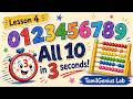 Set any number 0 to 9 in 3 seconds | Abacus L1 -- Lesson 4