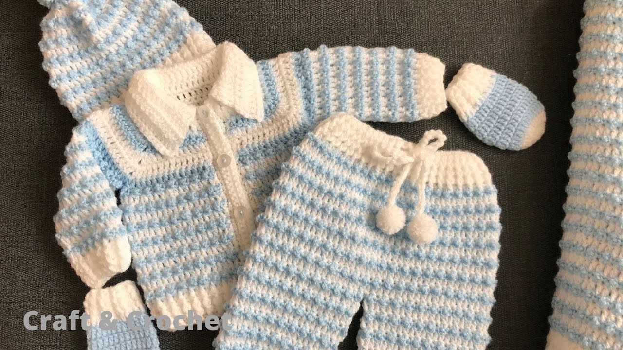 crochet baby boy sweater