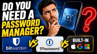 Do You Need a Password Manager (Bitwarden vs. 1Password vs. Built-In)