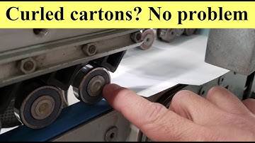 Quick & Easy Fix For Common Problem with Curled Cartons - Bobst Expertfold - folder/gluer