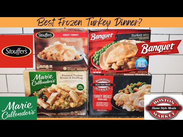 frozen turkey and dressing dinner Frozen Turkey Dinner Options for One