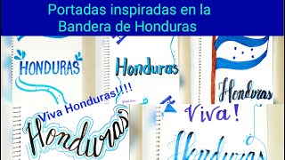 Portadas inspiradas en la Bandera de Honduras