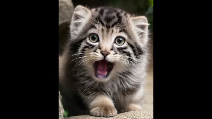 Video 9237701: manul cat cute, baby manuls, manul animal, cat cute baby pets, cat cute funny pet