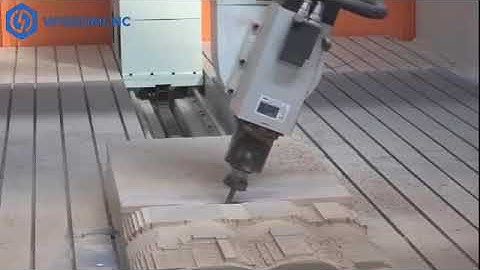 Wisdom CNC 3d model carving cnc 9kw HSD spindle ATC rotary 4 axis cnc