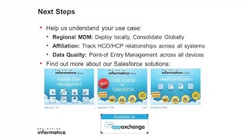 Informatica Cloud MDM for Salesforce in Life Sciences and Pharma