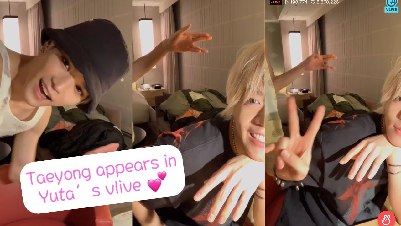 200224 Yutae in Yuta’s Vlive 🙆🏻‍♀️💜 ユテ 윹툥 ยูแท