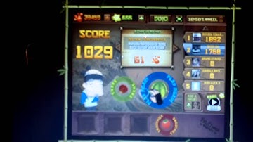 FRUIT NINJA FRENZY 1029 POINTS NO POWER UPS OR EXTRA POINTS SWORDS