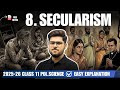 Secularism chapter 8 class 11 political science easy summary explanation 2025-26 NCERT