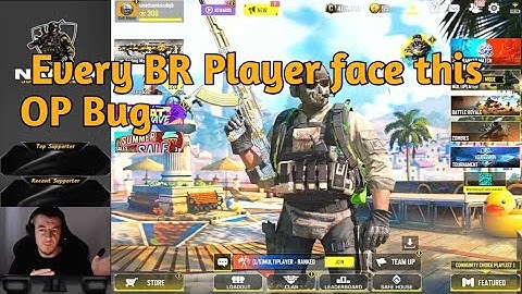Every BR Player Face This Bug  CoD Narco Reaction On This OG Bug Of Battle Royale  CoD  Mobile
