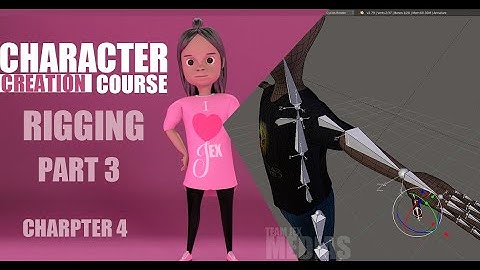 CHARACTER CREATION IN BLENDER  RIGGING PART 3   ( CHAPTER 4)