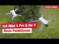 Dji mini 4 pro  dji air 3  diese neuen funktionen bringt das firmware update