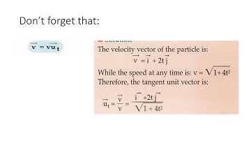 Revision grade 11 (motion of  a particle in a plane)