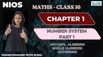 “NIOS | CBSE | Grade 9-10 Maths | Chapter 1– Number System | Natural numbers | SciMa Academy”